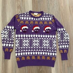 McDonald's Grimace Christmas Sweater